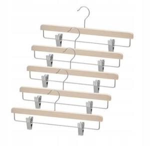 Wieszak na spódnicę z klamrami 5 szt Bumerang IKEA