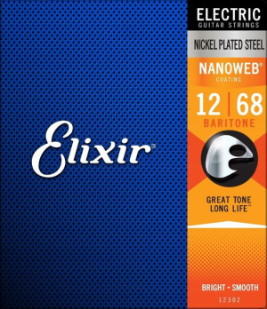 Struny do gitary elektrycznej Elixir 12302 12-68