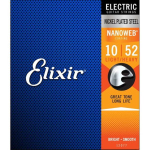 Struny do gitary elektrycznej Elixir 12077 10-52