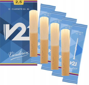 Stroik klarnet Bb 2,5 Vandoren V21 ZESTAW 4 szt.