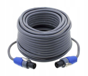 Przewód głośnikowy speakon 2x 2,5mm2 Neutrik 20 m