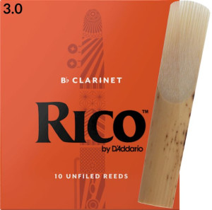 Stroik klarnet Bb 3,0 RICO Daddario RCA1030