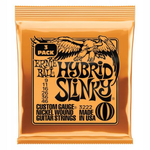 Struny do gitary elektrycznej Ernie Ball 3222