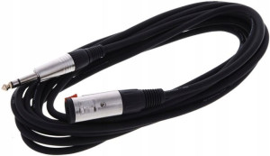 Kabel przewód sygnałowy przedłużacz Jack 6,3 mm 5m