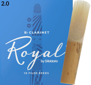 Stroik klarnet Bb 2,0 RICO Royal Daddario RCB1020