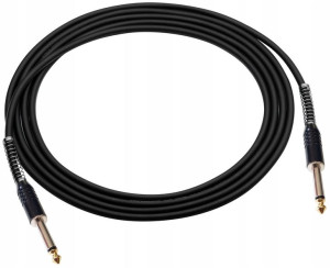 Kabel przewód mikrofonowy JACK - JACK 3 m czarny