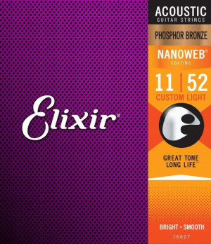 Struny do gitary akustycznej Elixir 16027 11-52