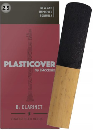 Stroik klarnet Bb 2,5 RICO Plasticover Czarny
