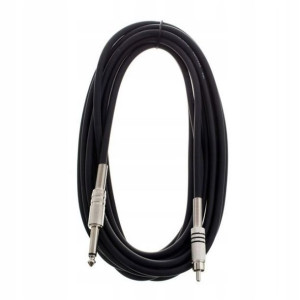 Kabel przewód Jack 6,3 mm - RCA 6 m