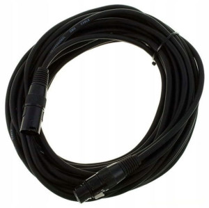 Kabel przewód DMX XLR 15 m pro snake 110 Ohm 3 pin