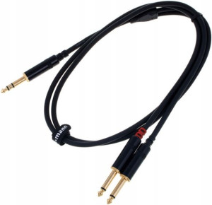 Kabel przewód sygnałowy Jack - Jack 6,3 mm 0,9 m