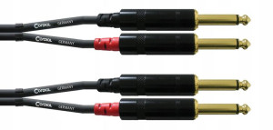 Kabel przewód sygnałowy Jack - Jack 1,5 m Cordial