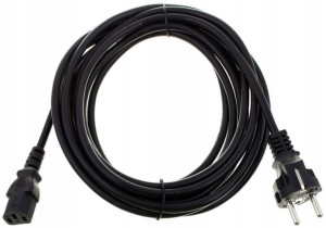 Kabel przewód zasilający IEC C13 5 m
