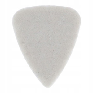 Kostka piórko do ukulele filc 2,5 mm biała KUF-25