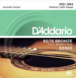 Struny do gitary akustycznej Daddario EZ920