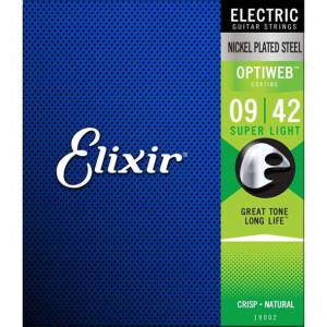 Struny do gitary elektrycznej Elixir 19002 9-42