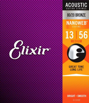 Struny do gitary akustycznej Elixir 11102 13-56