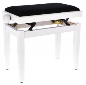 Regulowana ława stołek do pianina Thomann KB-15WHM