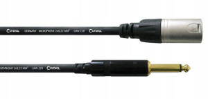 Kabel przewód mikrofonowy XLR - JACK 6,3 mm 10 m C