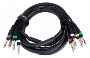 Kabel wieloparowy multicore Jack 6,3 mm stereo 3 m