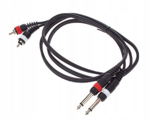 Kabel audio 2x JACK 2x RCA 1,5 M the sssnake