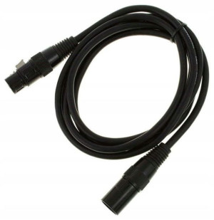 Kabel Przewód DMX 3 pin XLR pro snake 110 ohm 2 m
