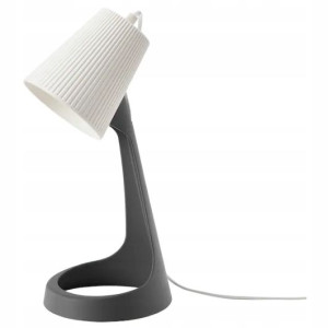 Lampa biurkowa IKEA lampka na biurko szara E14