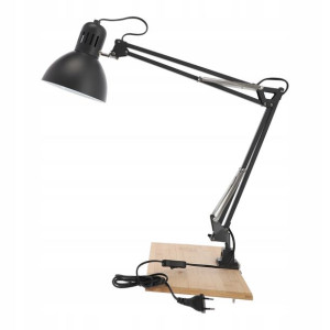 Lampa biurkowa Tertial lampka na biurko szara IKEA