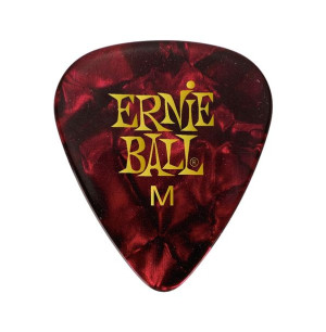 Piórko do gitary Ernie Ball Medium czerwona