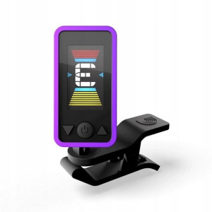 Tuner stroik gitara Daddario Eclipse fioletowy