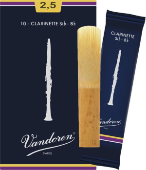 Stroik Bb klarnet 2,5 Vandoren Classic Blue CR1025