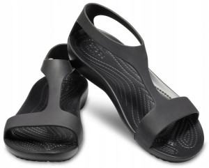 Sandały Damskie Czarne Crocs Serena Sandal 39,5