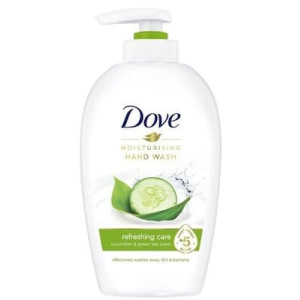 Dove Caring Hand Wash Cucumber & Green Tea, mydło do rąk, 250 ml