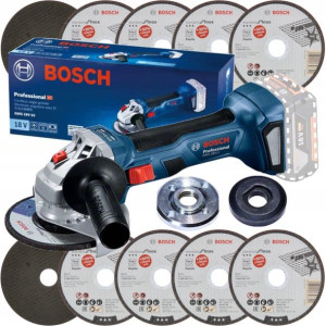 Szlifierka Kątowa Bosch Gws 180-li 18v + Tarcze