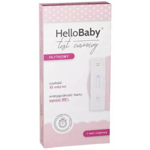 Hello Baby, test ciążowy płytkowy, 1 szt.