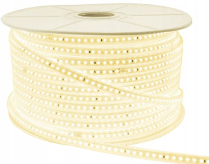 Taśma LED 230V 2835 1M Wodoodporna Ciepły 120led/m