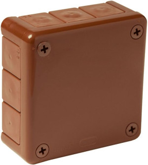 VP-41 Puszka n/t 98x98x42mm IP55 12-wl Brązowa