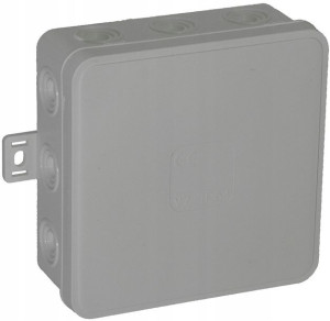 V7 Puszka Elastyczna n/t 100x41mm 12-wl Klik Szara