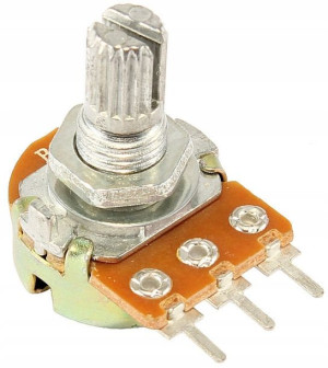 Potencjometr Liniowy Obrotowy B10K 10K Ohm L=15mm