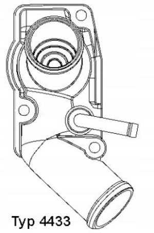 WAHLER 4433.92D Termostat, żrodek chłodzący