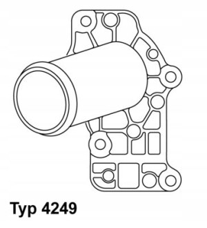 WAHLER 4249.83D Termostat, żrodek chłodzący