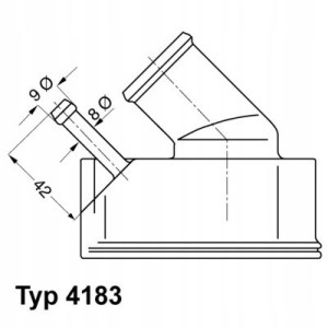 WAHLER 4183.92D Termostat, żrodek chłodzący