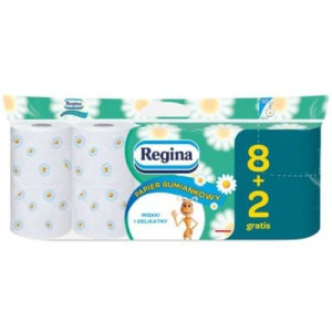 Regina, papier toaletowy rumiankowy, 8+2 szt.