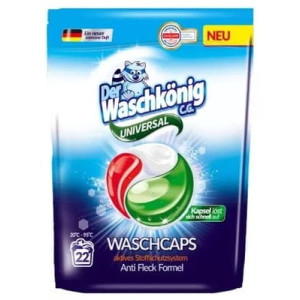 Waschkonig Uniwersal, kapsułki do prania, 22 szt.