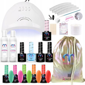 Zestaw do hybryd lampa LED UV gratisy + MaluLac