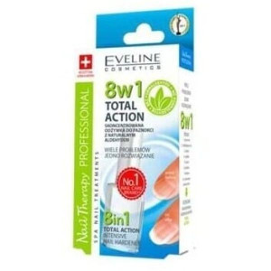 Eveline Cosmetics Nail Therapy 8w1 Sensitive, odżywka do paznokci 12 ml