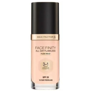 Max Factor Facefinity All Day Flawless 3w1, podkład, 10 Fair Porcelain 30ml