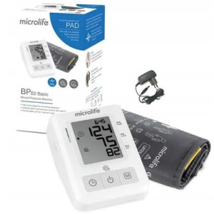 Microlife BP B2 Basic, automatyczny ciśnieniomierz naramienny z zasilaczem