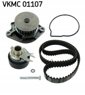 SKF VKMC 01107 Pompa wodna + zestaw paska rozrządu
