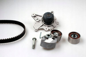HEPU PK77601 Pompa wodna + zestaw paska rozrządu